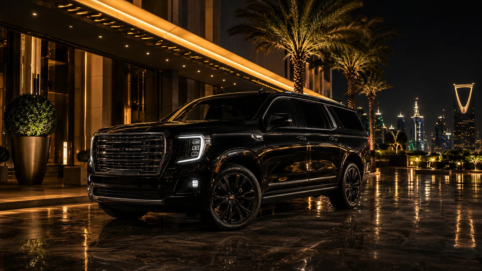 GMC Yukon hotel transfer Riyadh