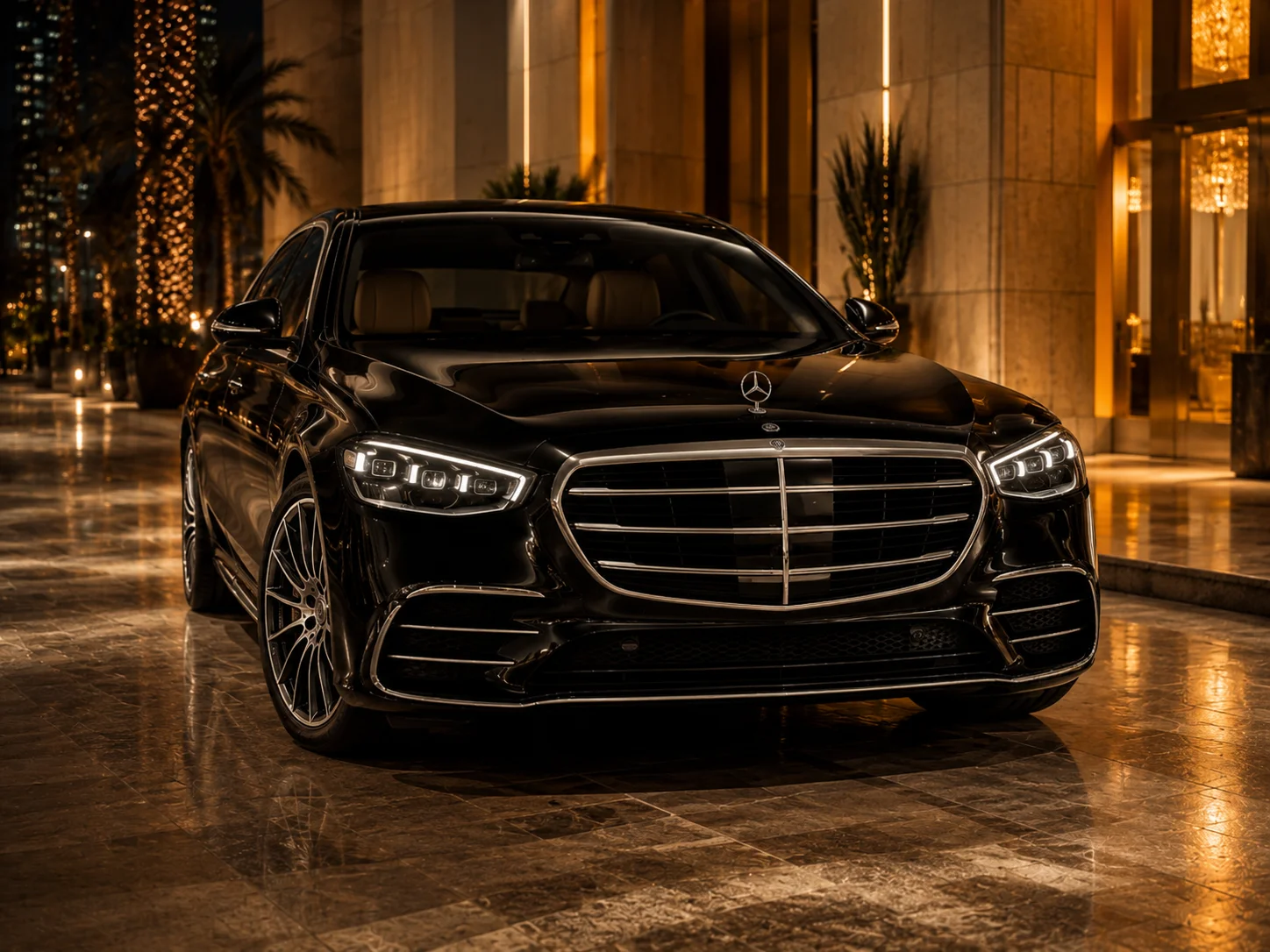 Mercedes S-Class Front Angle