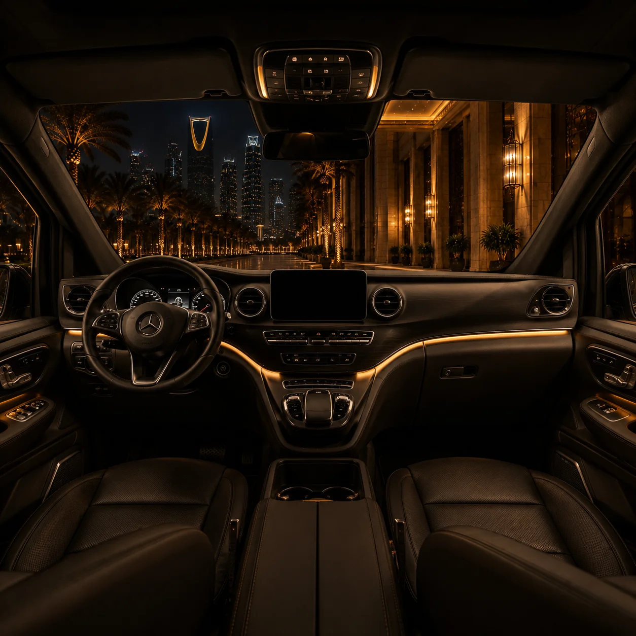 V-Class Face-to-Face Interior